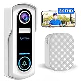 UCOCARE WLAN Video Türklingel mit Kamera, 2K 4MP Video, Nachtsicht, IP67, SD & Cloud Speicher,...