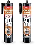 MEM Montage-Kleber Allground Mega Power, Wasser- und UV- beständig, Hohe Anfangshaftung und...