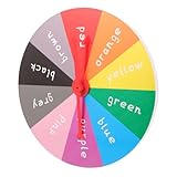 Beaupretty Preisrad für Party Rotierendes mit Segmenten Langlebiges Leichtes für Raffle Spiele und...