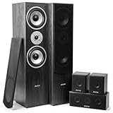 Fenton HF5B - Heimkino Soundsystem für Audiosystem 1150 Watt - 5.0 Surround Sound System,...