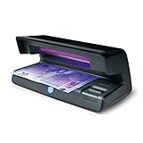 Safescan 50 Schwarz - UV Falschgeld Prüfgerät zur Überprüfung von Geldscheinen, Kreditkarten und...