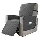 Frilla Sesselschoner mit Taschen – Bequemer Schutz für Fernsehsessel & Relaxsessel, rutschfest &...