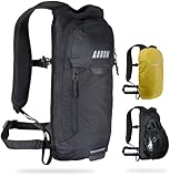 AARON Fahrradrucksack und Skirucksack klein 8L, MTB Rucksack, Wasserdicht mit Regenschutz,...