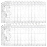 SHINEOFI 100 Stück Transparente Kleidersäcke zum Aufhängen Wiederverwendbare Anzug und...