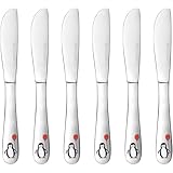 GRÄWE Kindermesser 17 cm, 6-teilig, Kinderbesteck Set, Edelstahl Besteckset, Messer für Kinder,...