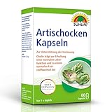 SUNLIFE Artischocken Kapseln hochdosiert - 1 x 60 Stück - hochwertige Kapseln aus...