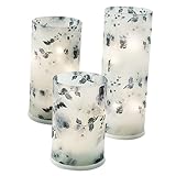 CLISPEED 3 Stück Elektrische LED Kerzen Batterie Betrieben Flammenlose Kerzenlicht Dekoration...