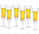 likörgläser, 45 ml, schnapsgläser 6er set, Limoncello Gläser für Tequila, Schnapsgläser Set...
