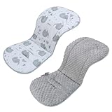 LAT Sitzauflagen für Kinderwagen, Doppelseitige Universal Kinderwagen Einlage für Babyschale Buggy...