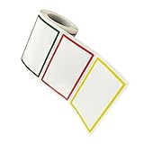 KICHOUSE 1 Rolle Farbige Etikettenaufkleber Stift Kreisaufkleber Namensschildaufkleber Klebeetikett...