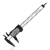 RISEMART Digital Messschieber, 150mm / 6-Zoll Digitale Schieblehre mit großem LCD-Display für...