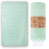 MyStilo® XXL Saunahandtuch Hamamtuch - Großes, Weiches Badetuch 100x200cm, Schnelltrocknend -...