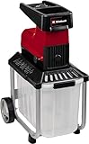 Einhell Elektro-Leisehäcksler GC-RS 60 CB (2800 W, max. 45 mm Aststärke, Schneidwalze, große...