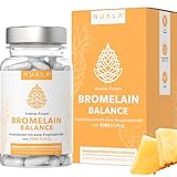 NEU! Bromelain Hochdosiert mit 6000 F.I.P. pro Tagesdosis I Magensaftresistent I 120 Bromelain...