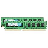 BRAINZAP 4GB (2X 2GB) DDR3 RAM DIMM PC3-10600U 2Rx8 1333 MHz 1.5V CL9 Computer PC Arbeitsspeicher