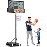 Yohood Basketballkorb Outdoor Kinder,Basketballkörbe mit Ständer Höhenverstellbar...
