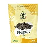 Kürbiskerne Bio - 500g. Geschält Kürbis Kerne ohne Salz und Ungeröst. Quelle von Vitaminen...