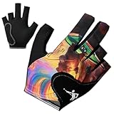 Drei-Finger-Handschuhe, verstellbar, atmungsaktiv, Billardhandschuhe für Herren, leicht, schnell...