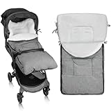 Vicloon Winterfußsack, Übergangsfußsack für Kinderwagen Buggy, Warmes Fußsack Buggy mit...