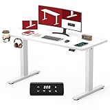SANODESK Höhenverstellbarer Schreibtisch KOMPLETTE TISCHPLATTE Schreibtisch Höhenverstellbar...