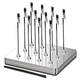 Dritte Hand Löten, 12 x Löthilfe mit Krokodilklemmen und Magnetischem Sockel, Enthält 1 Bürste,...