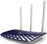 TP-Link Archer C20 Dual Band WLAN Router (300Mbit/s auf 2,4GHz + 433Mbit/s auf 5GHz, 4 10/100 LAN +...