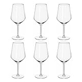 alpina Weingläser Rotwein - Weingläser Set 6 Teilig - Weinglas 53cl - Spülmaschinenfeste...