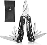 Multitool, Multifunktionszange 14 in 1 Faltbares Multitool mit Nylontasche, Edelstahl Multitools mit...