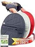 WOHNHELD® Topflappen Set | Extrem hitzebeständig bis 250 °C | Hochwertige & weiche Baumwolle |...
