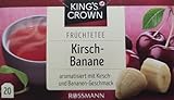 KING'S CROWN Früchtetee mit Kirsch-Bananen-Geschmack 1x60g