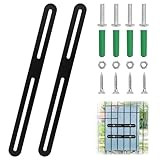 2 Stück Befestigungsset für Zaunbriefkasten,280 x 24mm Zaunbefestigung Briefkasten Befestigung...