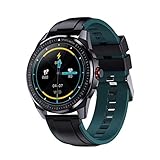 HSHAI ASD Smartwatch SN88 Herren Bluetooth Sportuhr IP68 Herzfrequenz Fitness Tracker DIY UI 60 Tage...