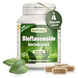 Bioflavonoide Kapseln - Hochdosierte 450 mg Flavonoide pro Kapsel (120 vegane Kapseln) - Aus...