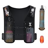 UTOBEST Laufweste, 5 l, leicht, reflektierend, Trinkrucksack für Damen und Herren, mit Flasche,...