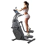 AsVIVA ST4 Stepper und Crosstrainer Ergometer mit Flexibler Schrittlänge, Kinomap App,...