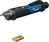 Bosch Professional Spannungsprüfer GVD 1000-17 (berührungslose Spannungserkennung, IP67, Dual...