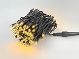 LEDZEIT - Profi Serie - LED Verlängerung Lichterkette, Ohne Netzkabel, Dauerlicht, 10m, 100er...