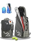 BALLO® Tennisrucksack Tennistasche [NEUHEIT] Schlägertasche Rucksack Tasche Tennis Badminton |...