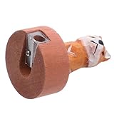 Cabilock Niedlicher Manueller Bleistiftspitzer aus Holz Kleines Handliches Design Präziser...