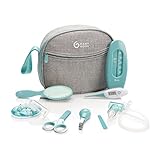 Babymoov Baby-Kulturtasche - Pflege-Set, für Babys, 9-teilig, mit digitalem Fieberthermometer,...