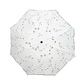 Maibar Regenschirme UV Schutz Taschenschirme für Damen Regenschirme Hnad Sonnenschirm für Frauen...