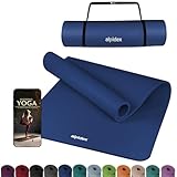 ALPIDEX Yogamatte Extra Dick 1,5 cm Gymnastikmatte 3 Größen E-Book rutschfest Phthalatfrei Fitness...