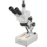 Bresser 3D Stereo Auflicht- Durchlicht Mikroskop Advance ICD 10x-160x mit trinokularem Kamera...