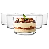Glasmark KROSNO 1992 Eisbecher Glas 6 Stück 150 ml Eisschale Dessertschale Glasschale...