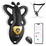 String Tragbare Vibration für Frauen Klitoris Vulva Vibrator mit 9 Vibrationen, Leise Sex Spielzeug...