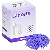 Lanzetten für Diabetiker Blutlanzetten 100 Stück 30G Universal Lanzetten Steril zur Blutzucker...