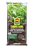 SANA® Grünpflanzen- und Palmenerde mit 12 Wochen Dünger für alle Zimmer- und Balkonpflanzen...