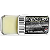 Guardenza Schnurrbartwachs - MUSTACHE WAX - Sehr starker Halt - Ganz natürlich 15ml -...