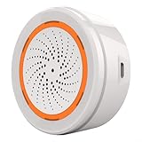 Alarmanlage Sirenenalarm Smart Sound und Licht Sirenensensor Smart Life Home Security System für...