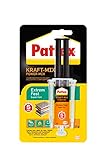 Pattex Kraft-Mix Extrem Fest, extrem starker Epoxidharz Kleber mit hoher Endfestigkeit, Klebstoff...